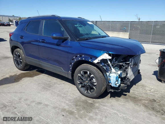 2022 Chevrolet TrailBlazer LT with VIN KL79MPS24NB007285, listed as a Copart auction lot 44344565 with NaN miles and Non Repairable. Bid and sale history available at carsss.com. Image 4.