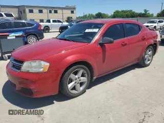 2014 Dodge Avenger SE with VIN 1C3CDZAB2EN112738, listed as a Copart auction lot 54128075 with 144,800 mi miles and Salvage Title. Bid and sale history available at DreamBid. Image 1.
