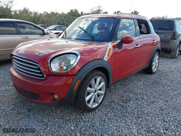 2014 MINI Cooper Countryman with VIN WMWZB3C54EWR39969, listed as a IAAI auction lot 41188222 with NaN miles. Bid and sale history available at carsss.com. Image 2.