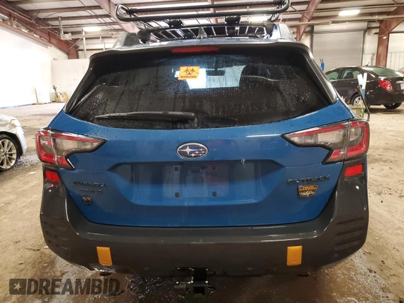 2023 Subaru Outback Wilderness with VIN 4S4BTGUD5P3222477, listed as a Copart auction lot 52590565 with 50,792 mi miles and Salvage title. Bid and sale history available at DreamBid. Image 6.