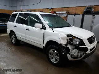 2005 Honda Pilot EX-L with NAVI with VIN 2HKYF18755H549731, listed as a Copart auction lot 48606165 with 200,642 mi miles and Clean Title. Bid and sale history available at carsss.com. Image 4.