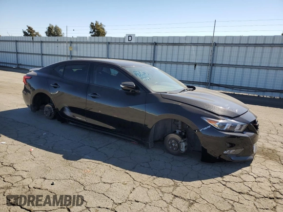 2018 Nissan Maxima SR with VIN 1N4AA6AP9JC371440, listed as a Copart auction lot 75309784 with 68,459 mi miles and Salvage Title. Bid and sale history available at carsss.com. Image 4.