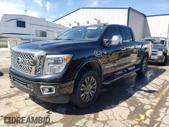 2016 Nissan Titan Pro-4X с VIN 1N6BA1F48GN500861, выставлен на аукционе Copart как лот 46651195 с пробегом 235 134 миль миль и Списание • Salvage title. История ставок и продаж доступна на DreamBid. Изображение 1.