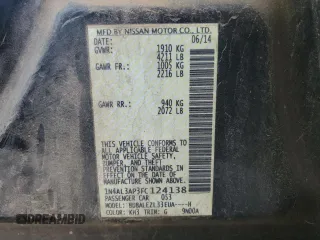 2015 Nissan Altima S with VIN 1N4AL3AP3FC124138, listed as a Copart auction lot 50639005 with 181,483 mi miles and Salvage Title. Bid and sale history available at carsss.com. Image 14.