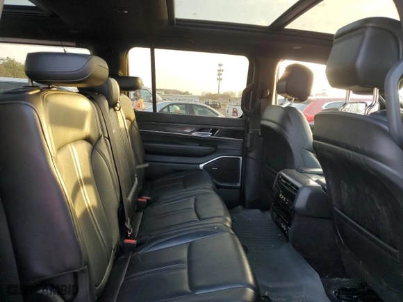 2022 Jeep Wagoneer Series II with VIN 1C4SJVBT1NS129659, listed as a Copart auction lot 80542424 with 27,129 mi miles and Salvage Title. Bid and sale history available at carsss.com. Image 11.