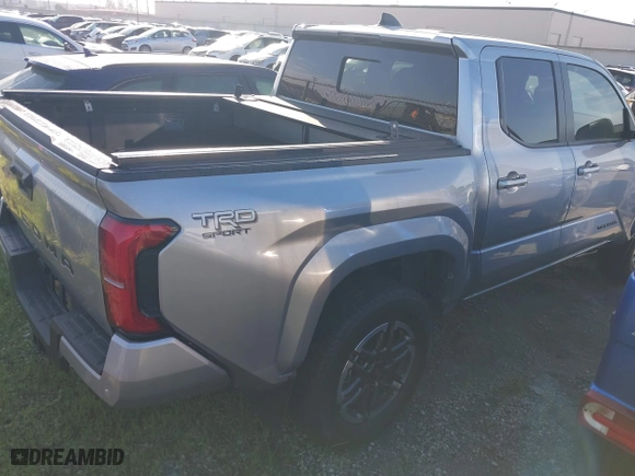 2024 Toyota Tacoma 4WD SR5 with VIN 3TMLB5JN4RM021667, listed as a IAAI auction lot 41343801 with 5,037 mi miles. Bid and sale history available at carsss.com. Image 4.