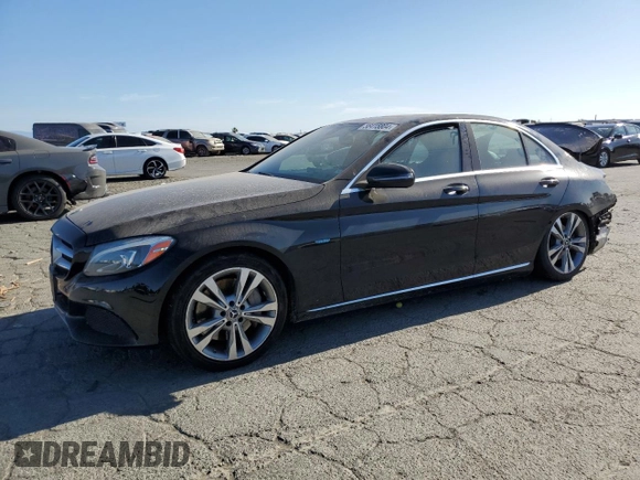2018 Mercedes-Benz C 350e with VIN 55SWF4HB5JU245870, listed as a Copart auction lot 56415804 with 68,042 mi miles and Salvage title. Bid and sale history available at DreamBid. Image 1.