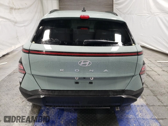 2025 Hyundai Kona SEL with VIN KM8HB3AB4SU239802, listed as a Copart auction lot 45204555 with 1,509 mi miles and Clean Title. Bid and sale history available at carsss.com. Image 6.
