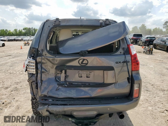 2012 Lexus GX 460 Premium with VIN JTJJM7FX2C5040932, listed as a Copart auction lot 58431725 with 130,995 mi miles and Salvage title. Bid and sale history available at DreamBid. Image 6.