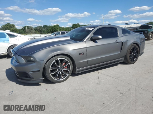 2013 Ford Mustang GT with VIN 1ZVBP8CF5D5240282, listed as a Copart auction lot 58381595 with 56,915 mi miles and Clean title. Bid and sale history available at DreamBid. Image 1.