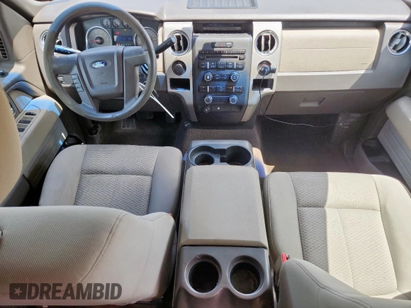 2009 Ford F-150 XL with VIN 1FTPW14V39KC73007, listed as a Copart auction lot 61447595 with 185,983 mi miles and Salvage title. Bid and sale history available at DreamBid. Image 8.