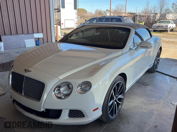2012 Bentley Continental GT with VIN SCBGR3ZA1CC077130, listed as a Copart auction lot 88728055 with 36,270 mi miles and Clean Title. Bid and sale history available at DreamBid. Image 2.