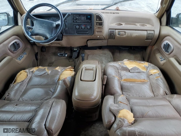 1995 Chevrolet Tahoe with VIN 1GNEK13K2SJ439871, listed as a Copart auction lot 73173034 with 274,829 mi miles and Salvage Title. Bid and sale history available at carsss.com. Image 8.