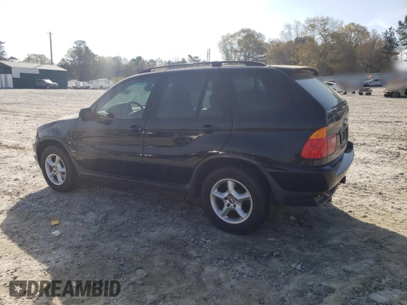 2003 BMW X5 3.0i with VIN 5UXFA53523LV97651, listed as a Copart auction lot 50565265 with 176,188 mi miles and Salvage Title. Bid and sale history available at carsss.com. Image 2.