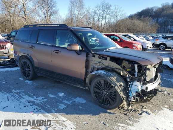 2024 Hyundai Santa Fe Calligraphy with VIN 5NMP5DG16RH010468, listed as a Copart auction lot 83769744 with 14,689 mi miles and Salvage title. Bid and sale history available at DreamBid. Image 4.