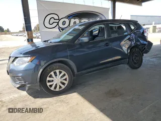 2016 Nissan Rogue SV with VIN KNMAT2MV8GP691017, listed as a Copart auction lot 55435685 with 91,056 mi miles and Salvage Title. Bid and sale history available at DreamBid. Image 1.