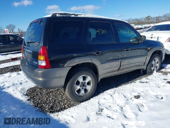 2003 Mazda Tribute LX with VIN 4F2YZ941X3KM49680, listed as a IAAI auction lot 41361388 with Not Provided miles and . Bid and sale history available at DreamBid. Image 4.