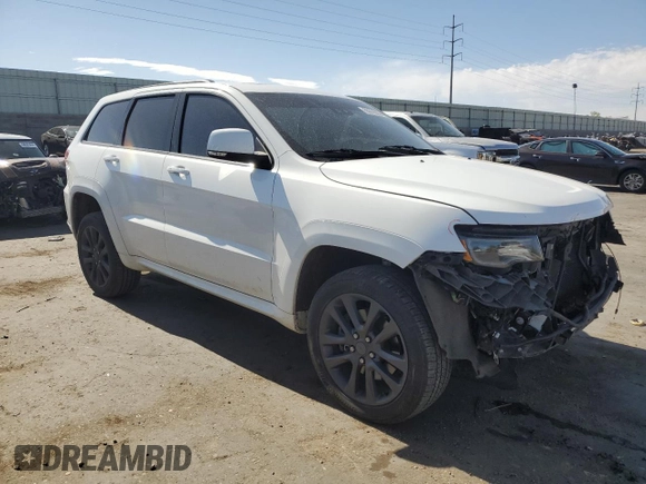 2018 Jeep Grand Cherokee High Altitude with VIN 1C4RJFCT8JC224727, listed as a Copart auction lot 55074305 with 65,514 mi miles and Salvage title. Bid and sale history available at DreamBid. Image 4.