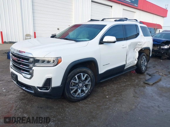 2023 GMC Acadia SLT with VIN 1GKKNMLS0PZ212549, listed as a IAAI auction lot 41371189 with 26,805 mi miles and . Bid and sale history available at DreamBid. Image 18.