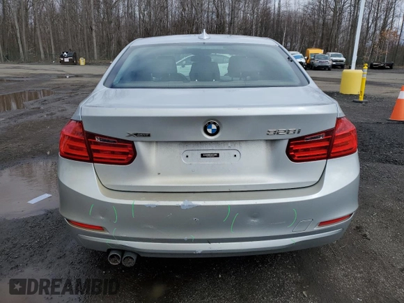 2013 BMW 3 Series 328i xDrive with VIN WBA3B5C58DF595384, listed as a Copart auction lot 49983605 with 162,438 mi miles and Salvage Title. Bid and sale history available at carsss.com. Image 6.