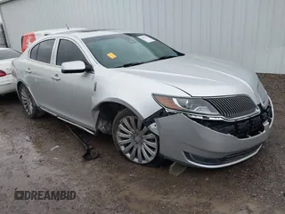 2014 Lincoln MKS with VIN 1LNHL9EK6EG612089, listed as a IAAI auction lot 40817334 with 75,489 mi miles and . Bid and sale history available at carsss.com. Image 1.