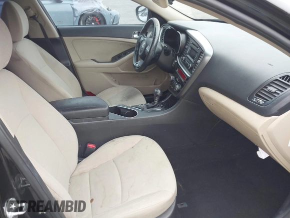 2015 Kia Optima with VIN KNAGM4AD0F5080663, listed as a IAAI auction lot 42083880 with 119,661 mi miles and . Bid and sale history available at carsss.com. Image 5.