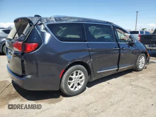 2020 Chrysler Pacifica Touring L with VIN 2C4RC1BG2LR209328, listed as a Copart auction lot 55634475 with 156,604 mi miles and Salvage title. Bid and sale history available at DreamBid. Image 3.