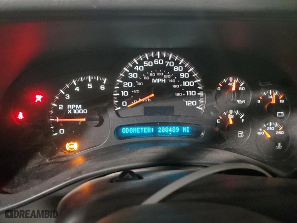 2005 Chevrolet Silverado 1500 Z71 with VIN 2GCEK13T551128676, listed as a Copart auction lot 47618385 with 208,489 mi miles and Salvage Title. Bid and sale history available at carsss.com. Image 9.