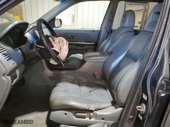 2005 Honda Pilot EX-L with NAVI with VIN 2HKYF18775H548533, listed as a Copart auction lot 48636845 with 267,889 mi miles and Salvage Title. Bid and sale history available at carsss.com. Image 7.