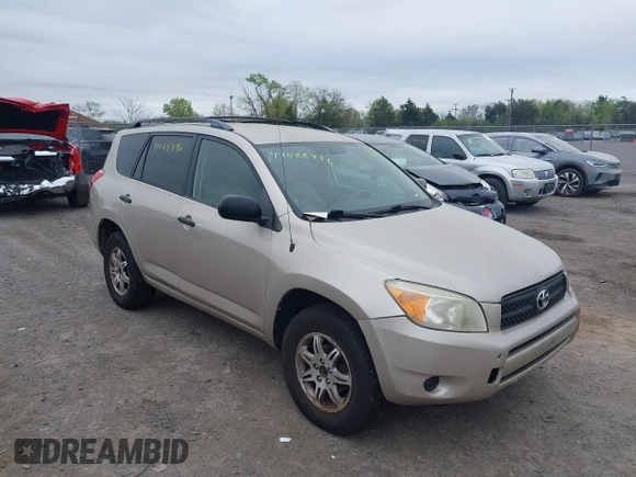 2007 Toyota RAV4 with VIN JTMBD33V576033296, listed as a IAAI auction lot 42088496 with 147,615 mi miles. Bid and sale history available at carsss.com. Image 1.