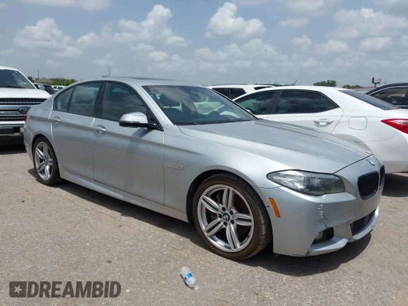 2015 BMW 5 Series 550i with VIN WBAKN9C55FD960807, listed as a IAAI auction lot 42640043 with 129,641 mi miles and . Bid and sale history available at DreamBid. Image 1.