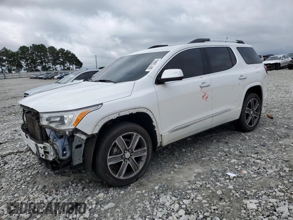 2018 GMC Acadia Denali with VIN 1GKKNPLS8JZ173217, listed as a Copart auction lot 59112845 with 115,378 mi miles and Salvage title. Bid and sale history available at DreamBid. Image 1.