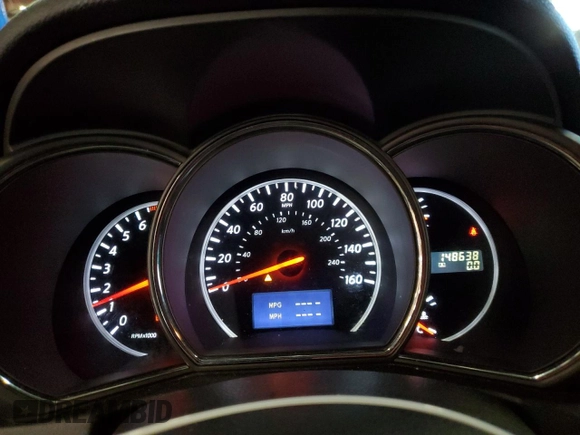 2013 Nissan Murano S with VIN JN8AZ1MU8DW214335, listed as a Copart auction lot 44398985 with 148,638 mi miles and Clean Title. Bid and sale history available at carsss.com. Image 9.