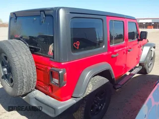 2020 Jeep Wrangler Unlimited Willys with VIN 1C4HJXDN5LW130646, listed as a IAAI auction lot 41979764 with 66,244 mi miles and . Bid and sale history available at DreamBid. Image 4.