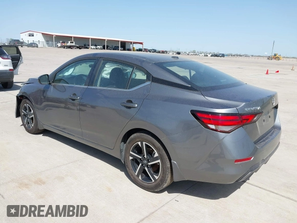2024 Nissan Sentra SV with VIN 3N1AB8CV3RY348143, listed as a IAAI auction lot 41860747 with 2,270 mi miles and . Bid and sale history available at DreamBid. Image 3.