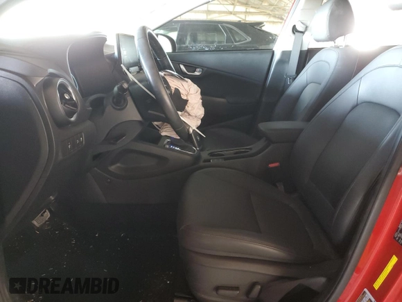 2022 Hyundai Kona Limited with VIN KM8K53A35NU801328, listed as a Copart auction lot 80378344 with 18,600 mi miles and Salvage Title. Bid and sale history available at carsss.com. Image 7.