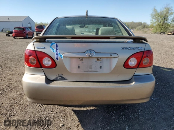 2006 Toyota Corolla CE with VIN 1NXBR32E96Z747568, listed as a Copart auction lot 54609795 with 203,988 mi miles and Clean Title. Bid and sale history available at DreamBid. Image 6.