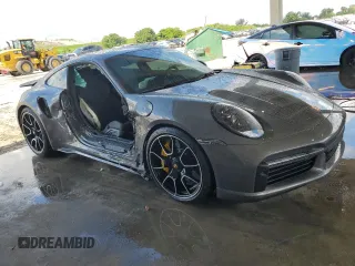 2022 Porsche 911 Turbo S z VIN WP0AD2A91NS255589, wystawiony jako Copart lot #60695644 z przebiegiem 6 562 mil mil oraz Nie do naprawy • Non repairable. Historia ofert i sprzedaży dostępna na DreamBid. Obrazek 4.