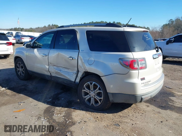 2014 GMC Acadia SLT with VIN 1GKKRRKD1EJ260657, listed as a IAAI auction lot 41383103 with 154,915 mi miles. Bid and sale history available at carsss.com. Image 3.