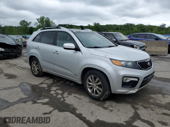 2012 Kia Sorento SX with VIN 5XYKWDA29CG267330, listed as a Copart auction lot 58859445 with 208,264 mi miles and Clean title. Bid and sale history available at DreamBid. Image 4.