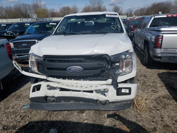 2018 Ford F-150 XL with VIN 1FTEX1EB8JKD51813, listed as a Copart auction lot 73283484 with 141,377 mi miles and Salvage Title. Bid and sale history available at carsss.com. Image 5.