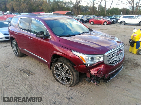 2017 GMC Acadia Denali with VIN 1GKKNPLS5HZ201646, listed as a IAAI auction lot 40948789 with 110,771 mi miles. Bid and sale history available at carsss.com. Image 1.