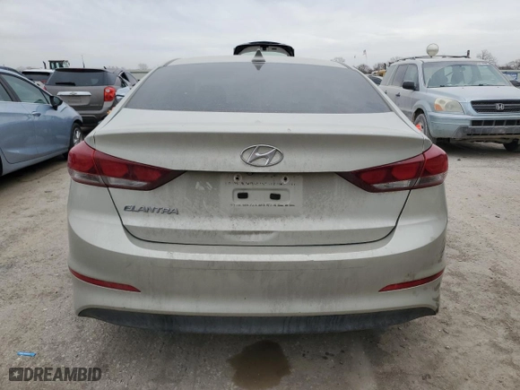 2017 Hyundai Elantra SE with VIN 5NPD84LF4HH027735, listed as a Copart auction lot 49475565 with 118,206 mi miles and Salvage Title. Bid and sale history available at carsss.com. Image 6.