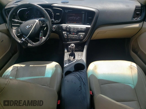 2013 Kia Optima EX with VIN KNAGM4ADXD5061535, listed as a Copart auction lot 65505935 with 136,092 mi miles and Clean title. Bid and sale history available at DreamBid. Image 8.
