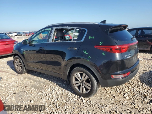 2017 Kia Sportage LX with VIN KNDPMCAC6H7102614, listed as a Copart auction lot 54190025 with 141,434 mi miles and Salvage Title. Bid and sale history available at DreamBid. Image 2.
