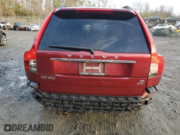 2009 Volvo XC90 I6 with VIN YV4CZ982291497683, listed as a Copart auction lot 85573264 with 126,153 mi miles and Salvage Title. Bid and sale history available at carsss.com. Image 6.