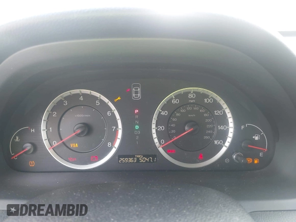 2008 Honda Accord EX with VIN 1HGCP26718A030964, listed as a IAAI auction lot 42121791 with 259,363 mi miles and . Bid and sale history available at DreamBid. Image 7.