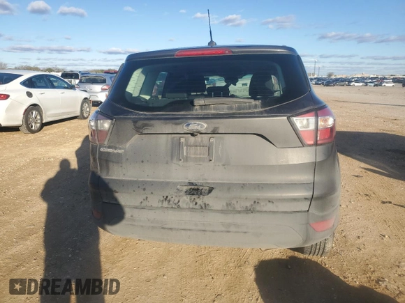 2017 Ford Escape S with VIN 1FMCU0F76HUE02420, listed as a Copart auction lot 45992035 with Not provided miles and Salvage title. Bid and sale history available at DreamBid. Image 6.