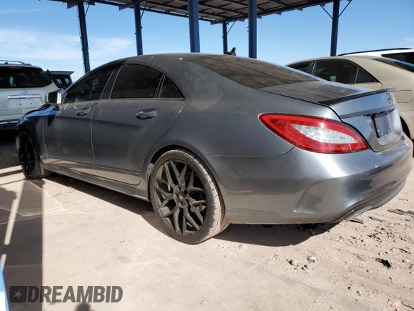 2016 Mercedes-Benz CLS 400 with VIN WDDLJ6HB6GA163460, listed as a Copart auction lot 44641685 with 112,664 mi miles and Salvage title. Bid and sale history available at DreamBid. Image 2.