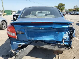 2005 Kia Rio with VIN KNADC125656397268, listed as a Copart auction lot 70216414 with 140,500 mi miles and Salvage Title. Bid and sale history available at carsss.com. Image 6.